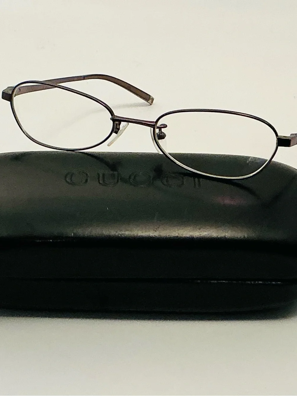 Gucci titanium gunmetal Oval Women's Eyeglasses framework